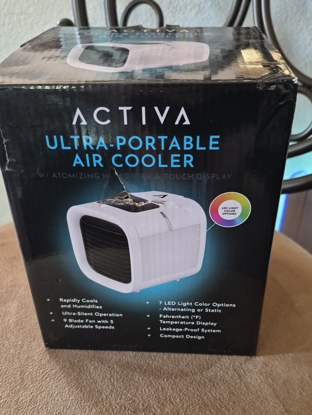 Ativa White Ultra-Portable Personal Air Cooler